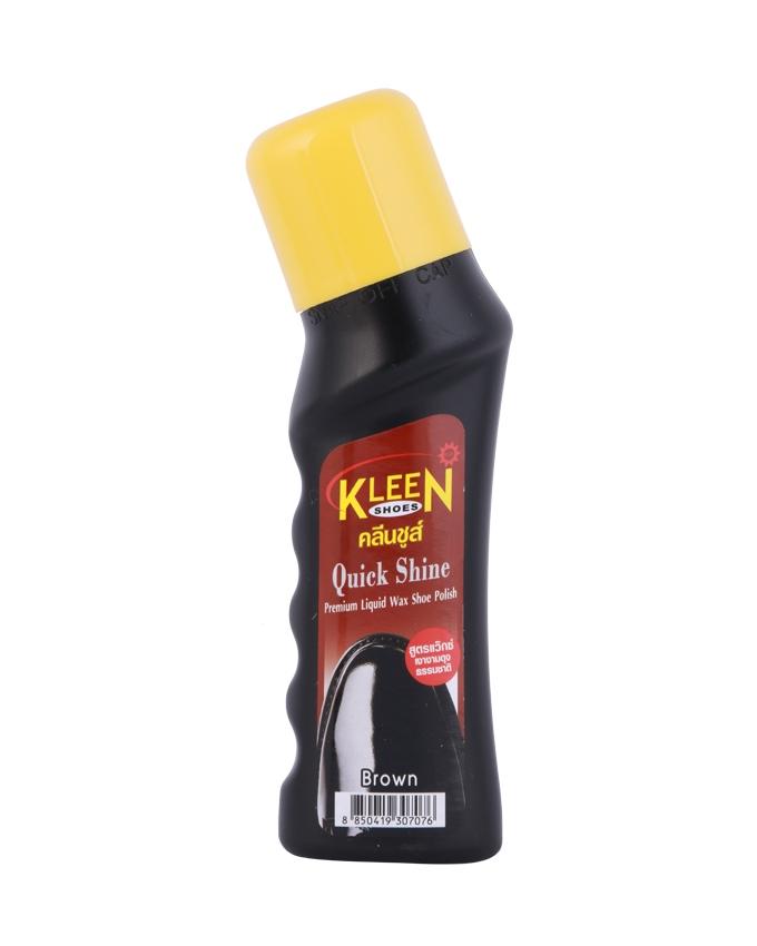 bright red shoe polish