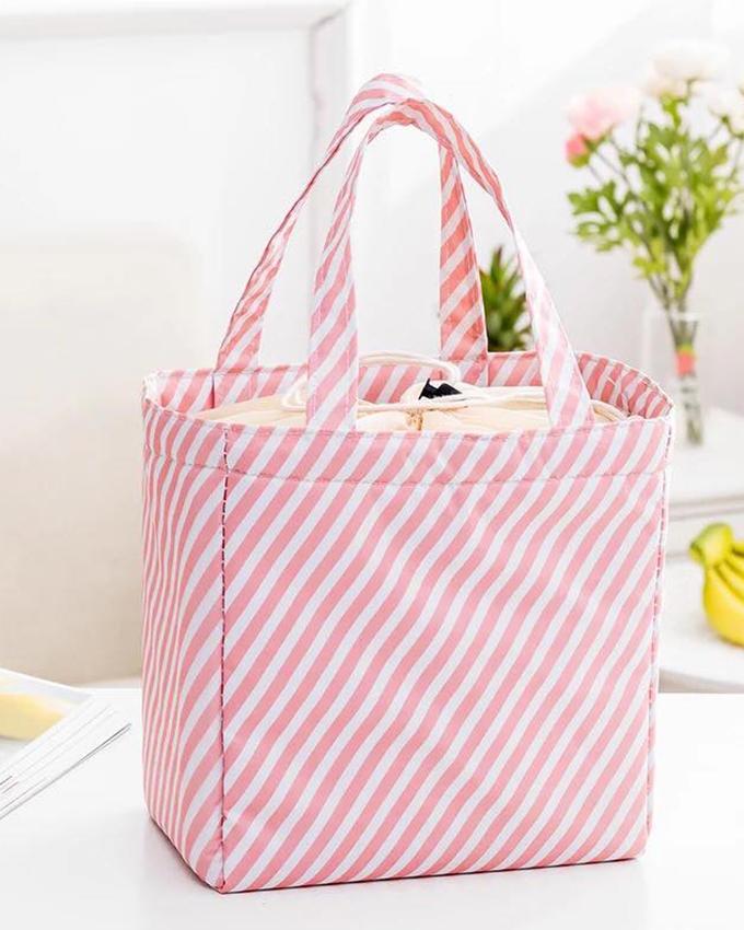 Michael Kors L A Sala Home Lunch Bags Bo At Best Sala Insulated Lunch Box Bag Medium Stripe Pink