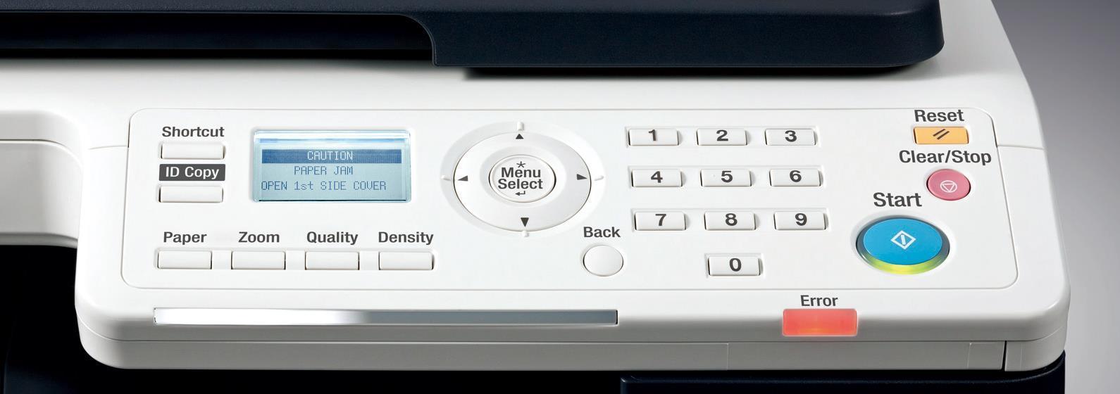 Superior Usability of New Operation Panel