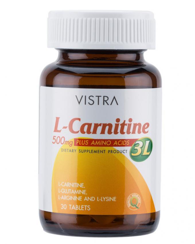 Vistra L Carnitine 500 Mg Plus Amino Acid Buy Online At Best