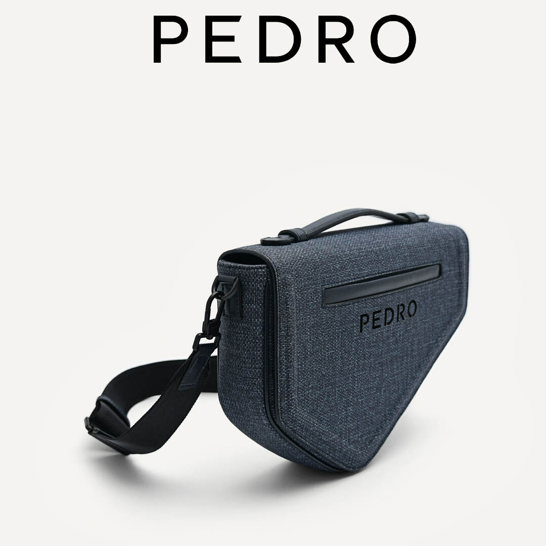 Pedro] Singapore Preorder Taper Sling Bag - Navy | Shop.com.mm