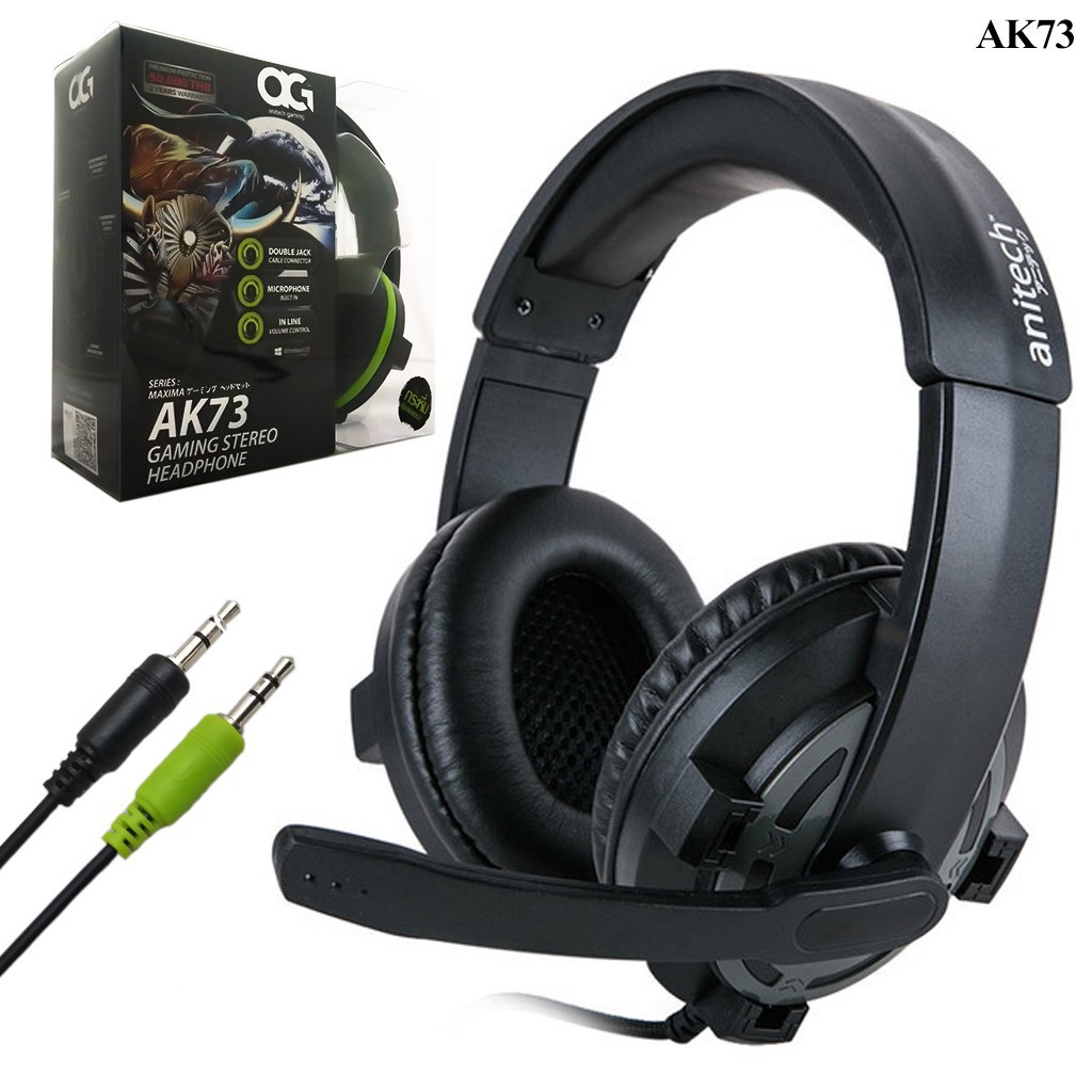 Anitech AK73 Gaming Headphone (Black) | Shop.com.mm