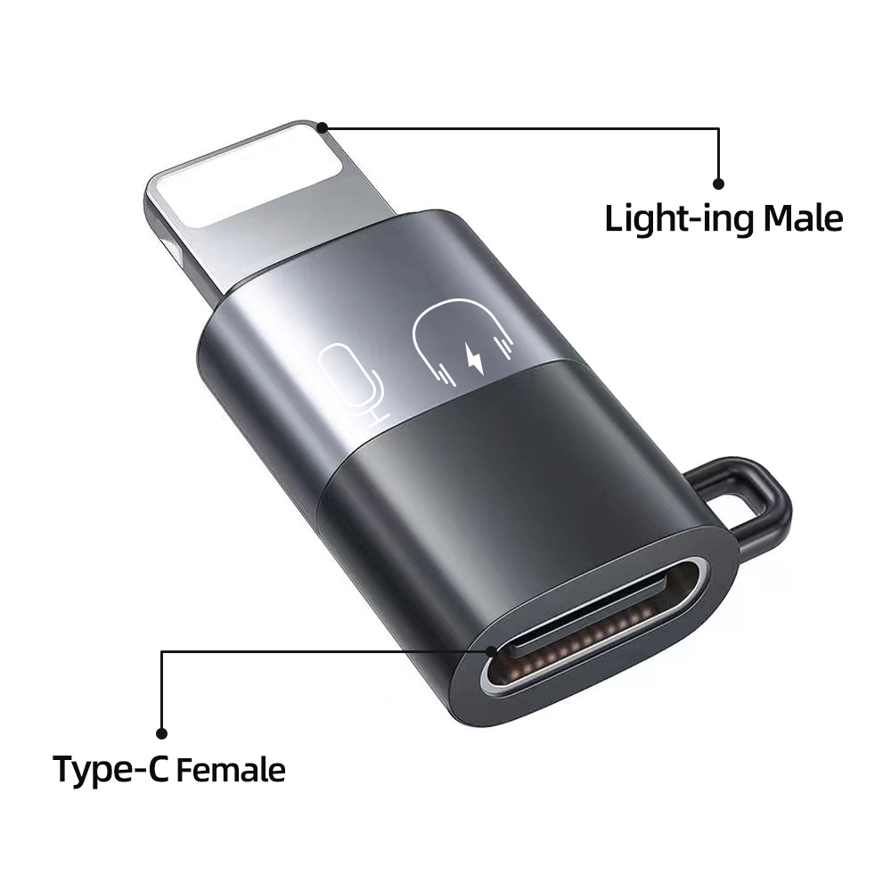 (Preorder)FONKEN Portable Microphone Adapter Connector Type C To IOS ...