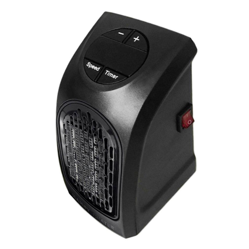ã€Clearance Saleã€‘ New Black 240V 300W 50Hz Wall-Outlet Bathroom Electric Air  Radiator Warmer - Black EU plug - 