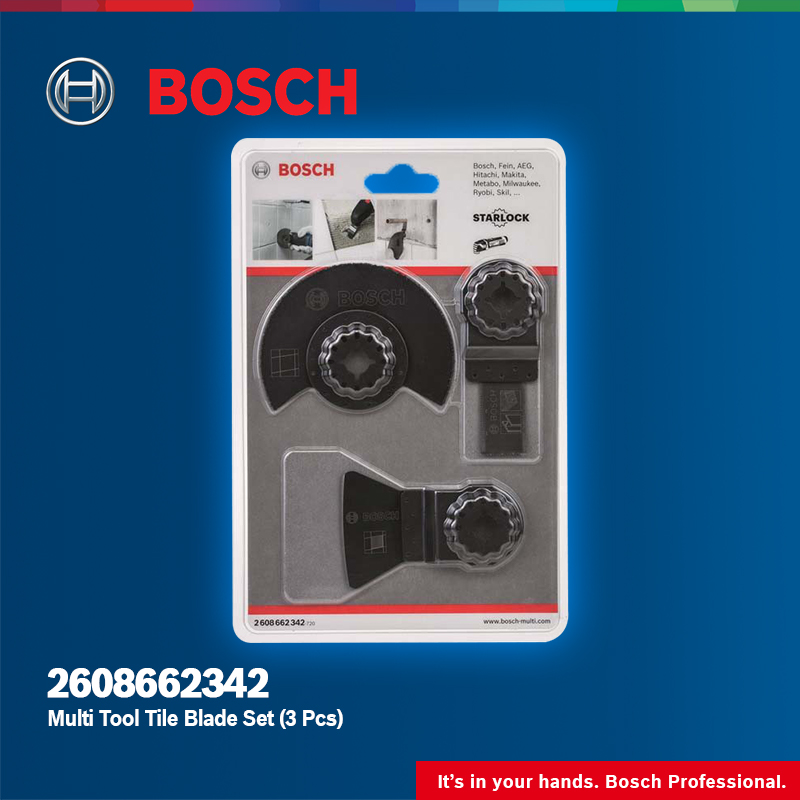 Bosch Multi Tool Tile Blade Set (3 Pcs 