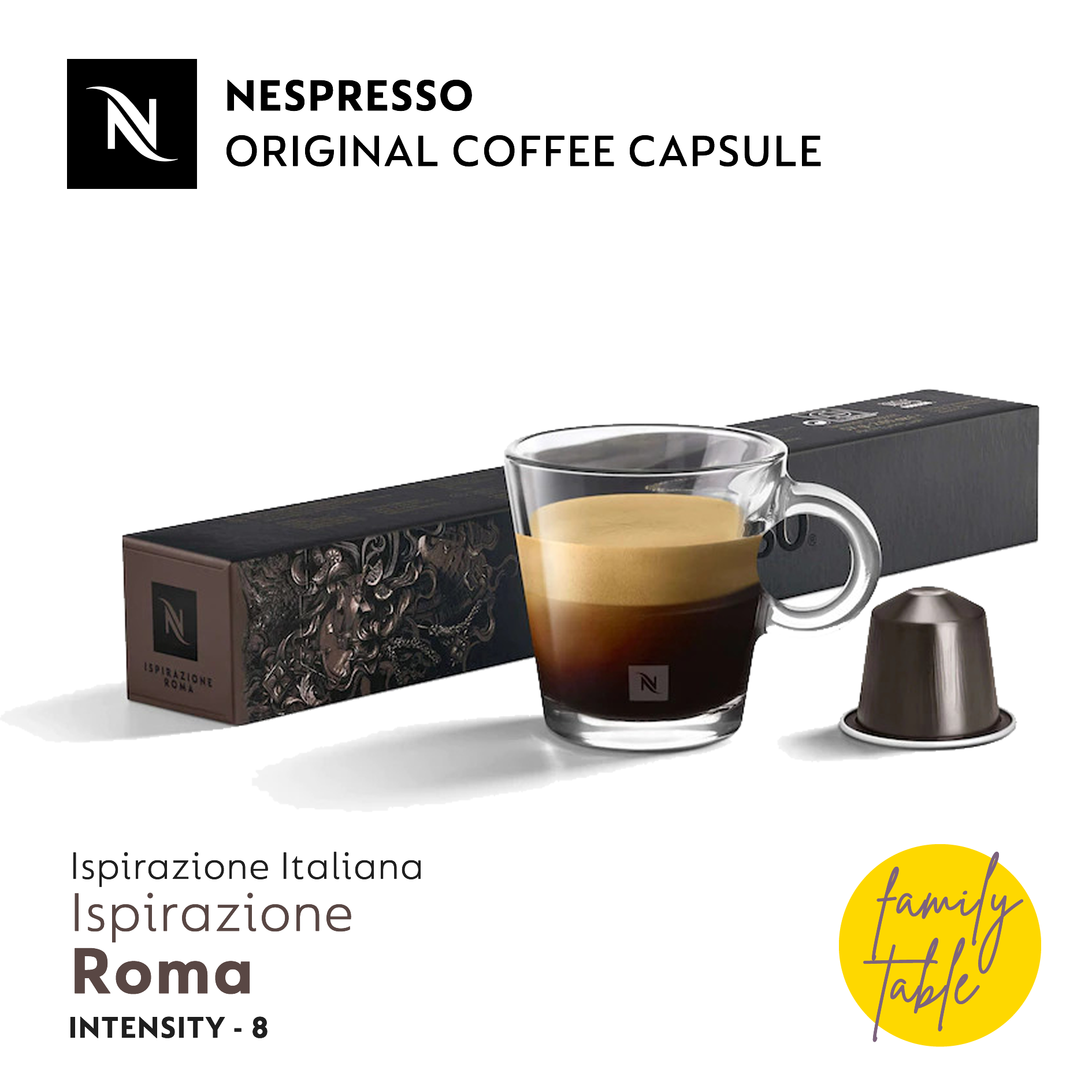 Nespresso roma outlet capsules