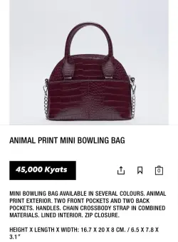 Zara Crossbody Bag Buy Online At Best Prices In Myanmar Shop Com Mm