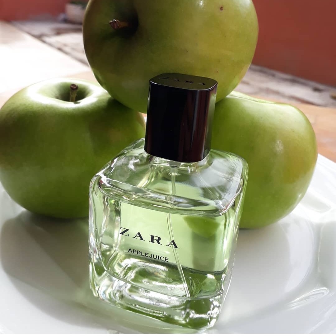 Зеленые запахи духов. Zara applejuice духи. Zara Perfume Apple Juice.