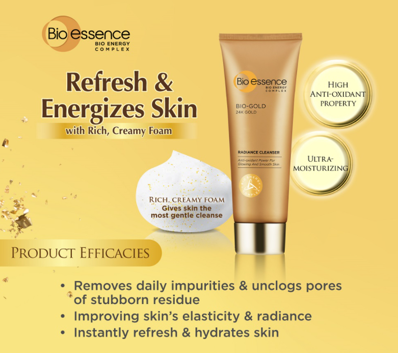 bio essence bio gold radiance cleanser