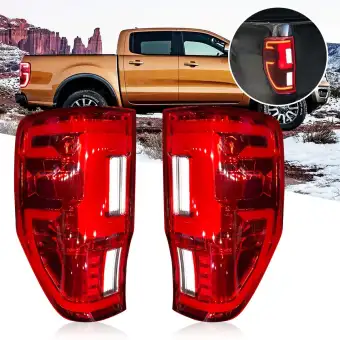 Pair Led Tail Lights For Ford Ranger Raptor T6 T7 Px Mk1 Mk2