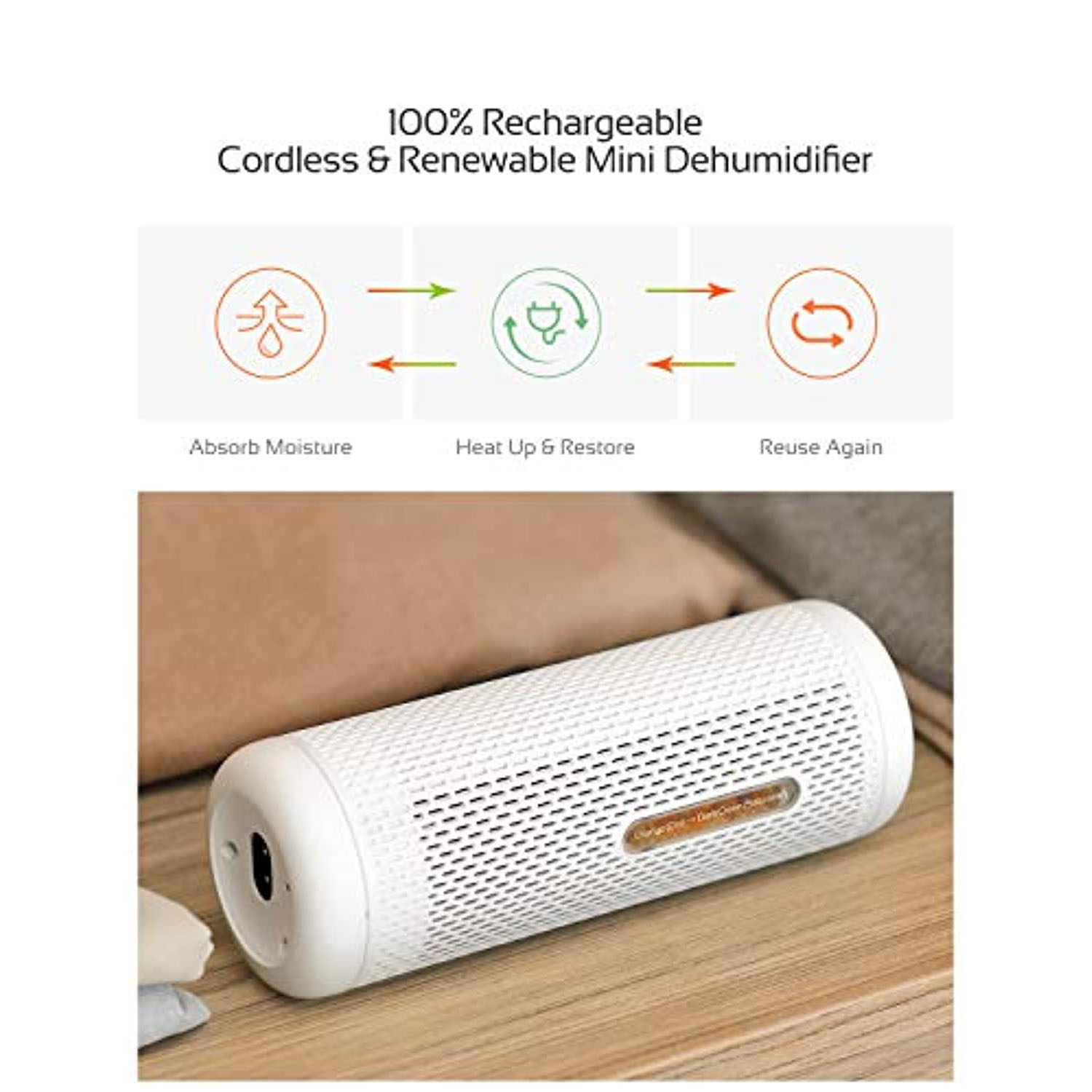 DEERMA CS50M MINI DEHUMIDIFIER REDUCE AIR HUMIDITY MOISTURE 