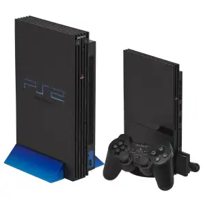 Restored Sony PlayStation 2 PS2 Slim Console Black Matching