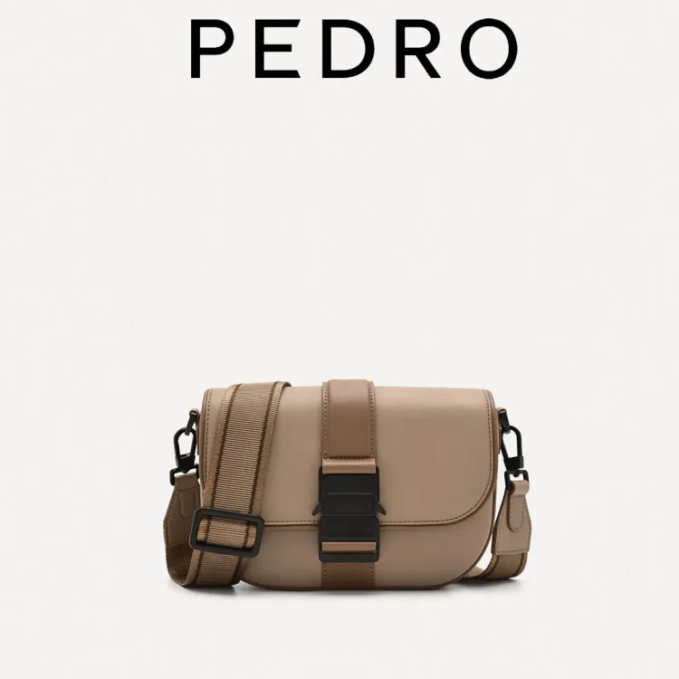 PEDRO Icon Nude Leather Shoulder Bag - PEDRO SG
