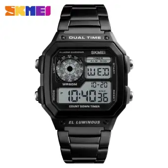 el luminous watch dual time