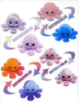octopus soft toy reversible