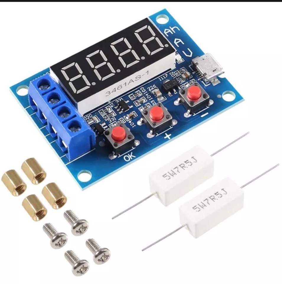 ZB2L3 Battery Capacity Tester External Load Discharge 1.2-12V Battery 18650 Etc. Capacity Test Module - 502 - View #9
