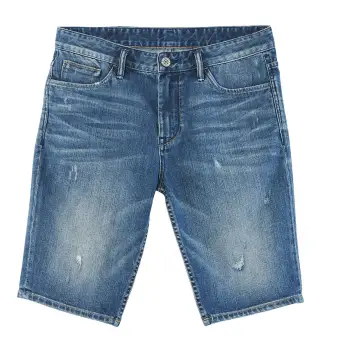 mens denim capri pants