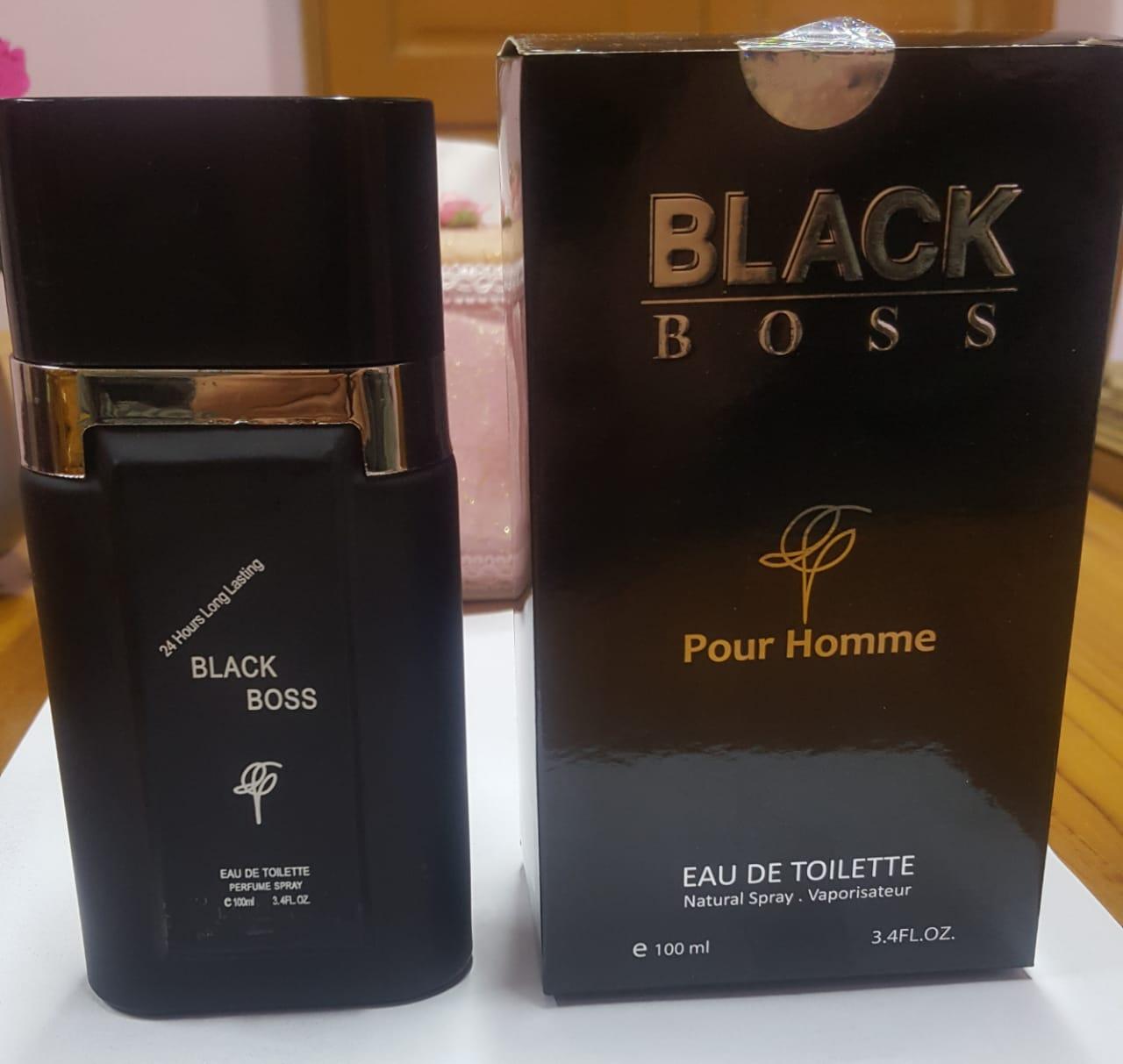 boss perfume black bottle