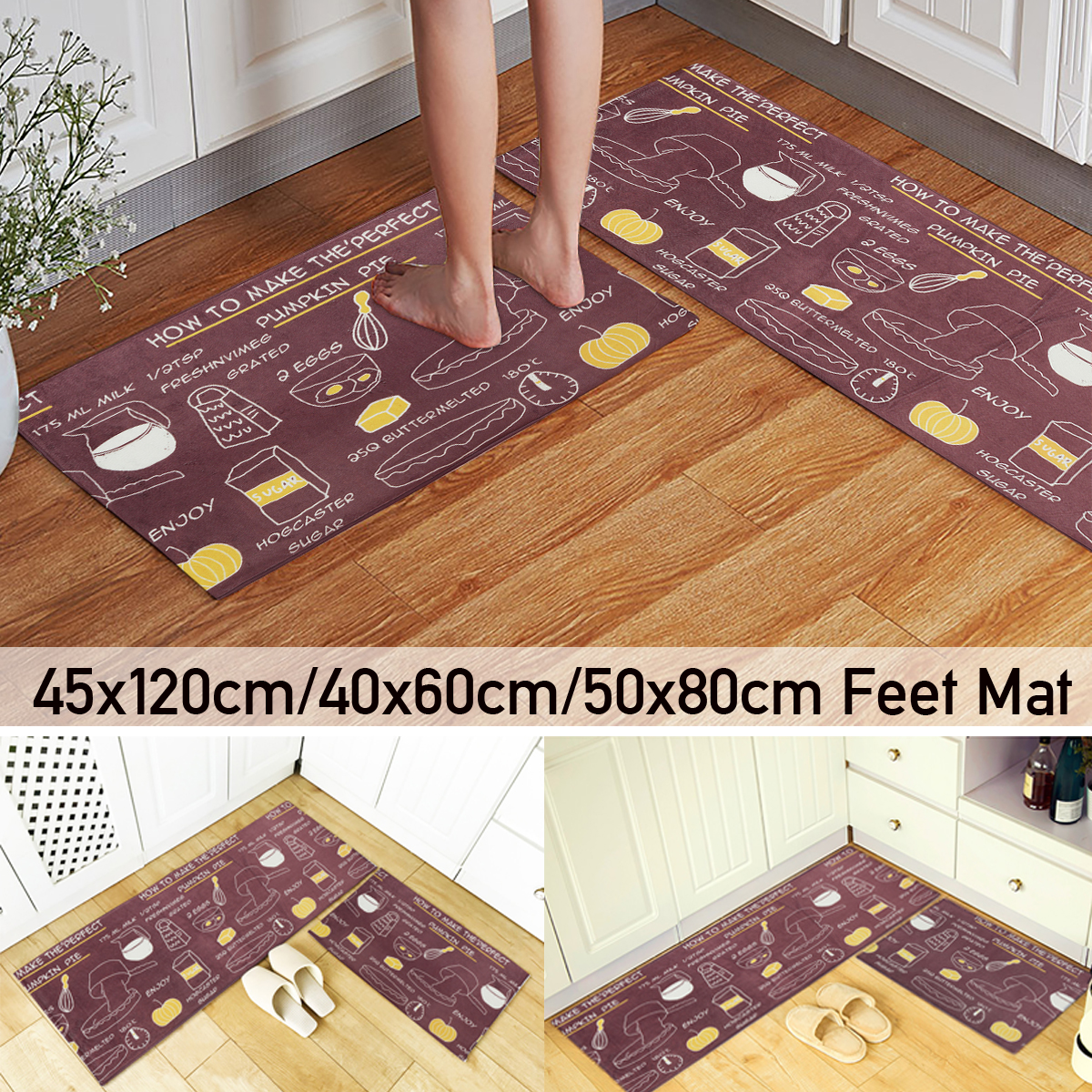 45x1cm 40x60cm 50x80cm Door Feet Mats Floor Bed Kitchen Anti Slip Absorbent Buy Online At Best Prices In Myanmar Shop Com Mm