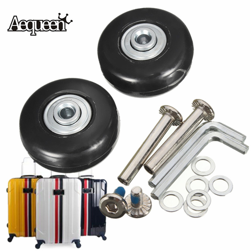 changing luggage wheels