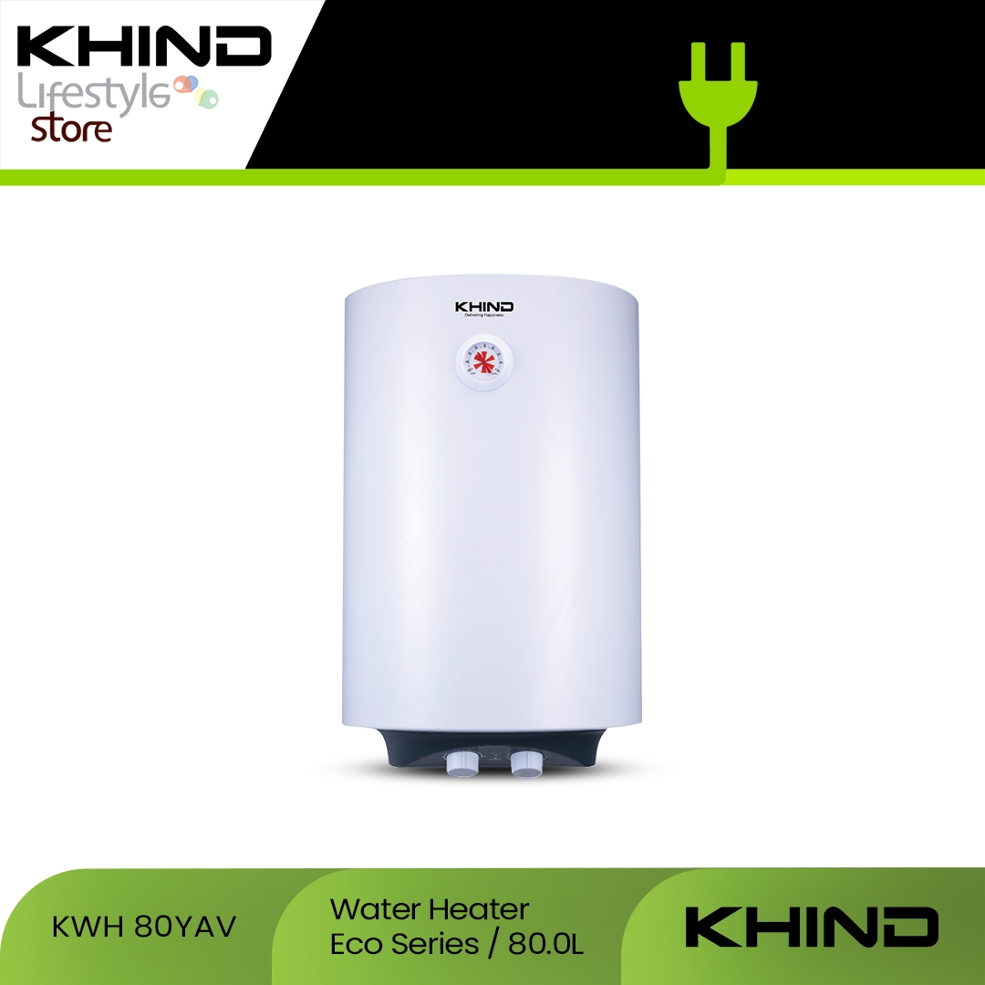 KHIND KWH 80YAV - Khind 80L Storage Water Heater - ECO Series