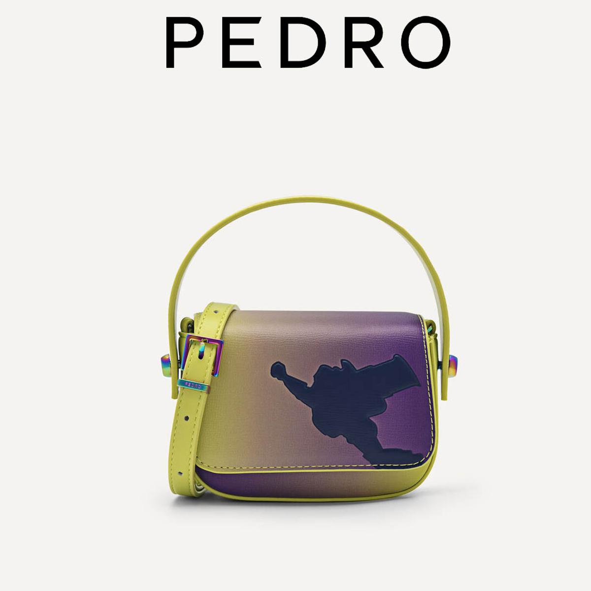 PEDRO Studio Bella Leather Handbag in Pixel - Chalk