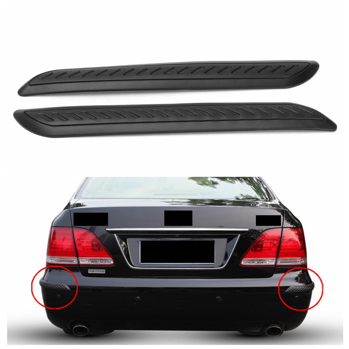 Car Bumper Corner Protector Accessories Door Guard Cover Lip Crash Bar Trim 2pc