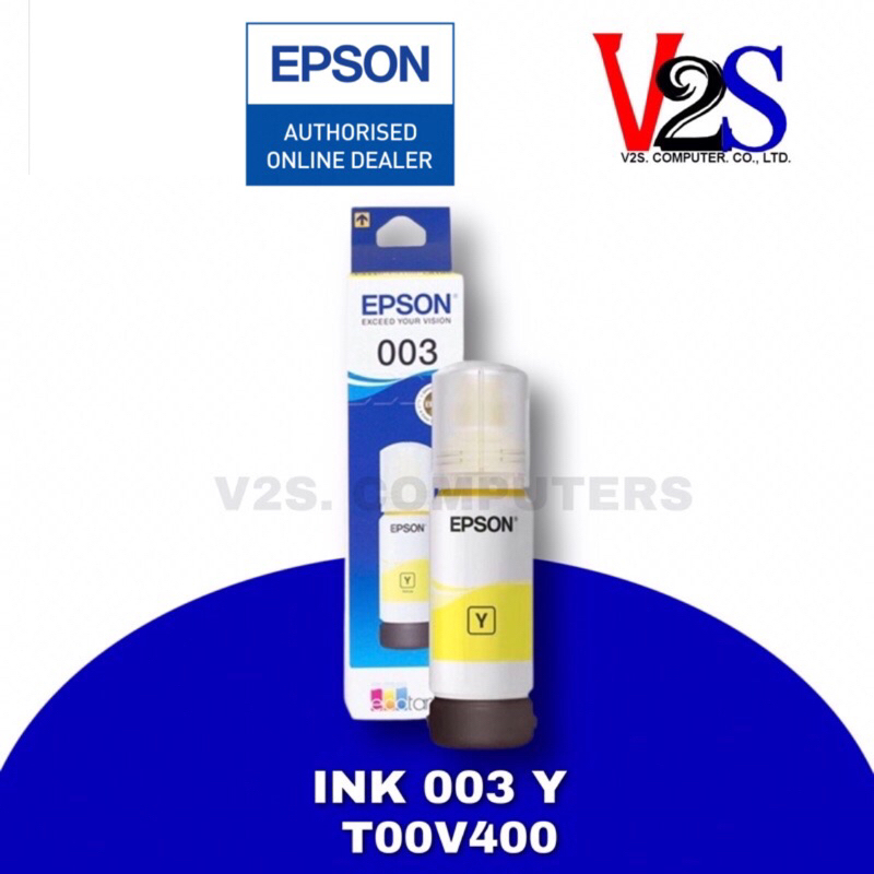 Printer Ink Tank 003 (Preorder) Epson 003 Refill Ink Set 4 colors (BK,C,M,Y) (T00V100-400 ...