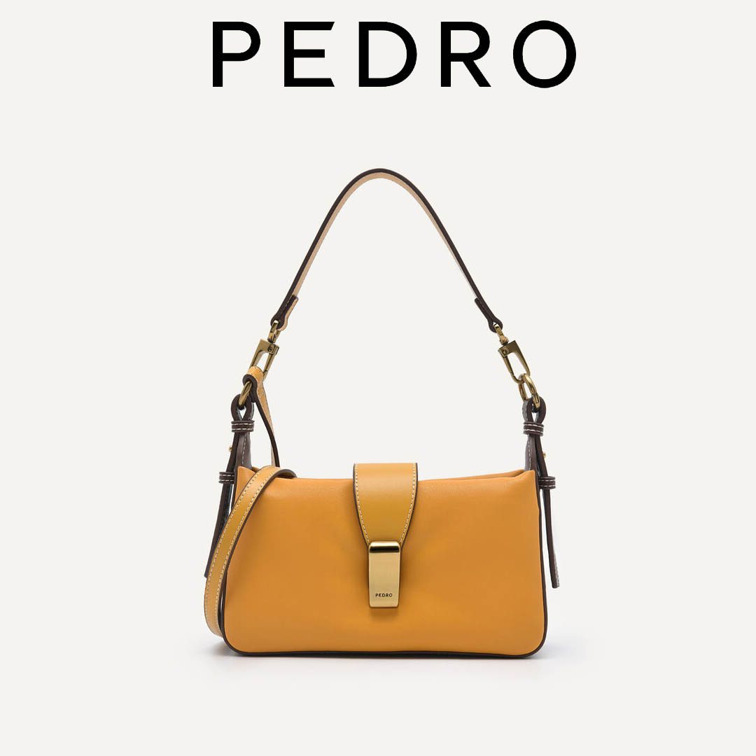 PEDRO Icon Yellow Leather Shoulder Bag - PEDRO SG