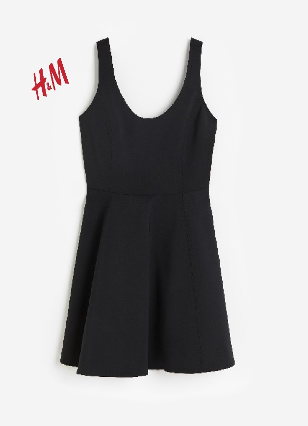 H and m sleeveless jersey clearance dress