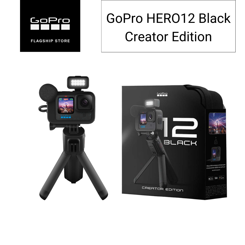 Content Creators Using Gopro (Preorder) (Ready to ship) GoPro HERO12 Black Creator Edition, Vlog ...