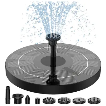Solar Fountain Pump Water With 6 Nozzles Birdbath Floating For Garden Outdoor Aquarium At Best S In Myanmar Com Mm Solar Fountain Pump Water, Outdoor Water Fountain Pump Repair