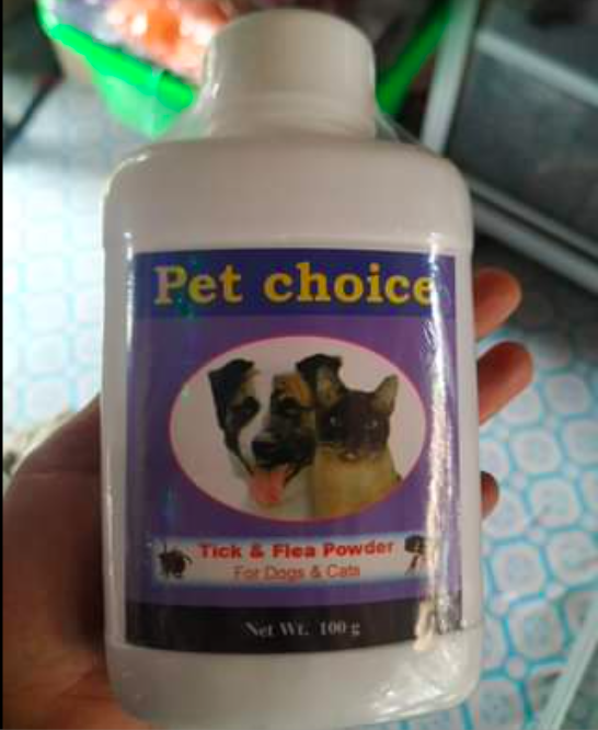 Pet Choice Tick and Flea Powder | Shop.com.mm - Flea Allergy Dog Food Choice For Pet Stores