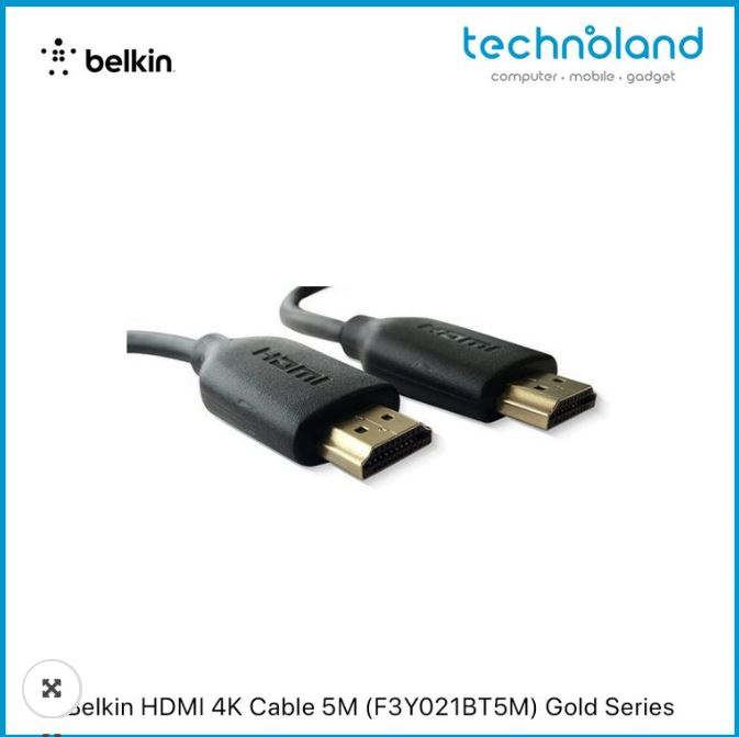 HDMI To HDMI Cable 5M – Technoland