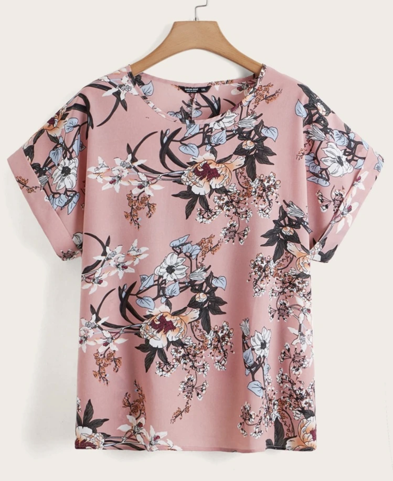 SHEIN brand Plus Size Floral Blouses 