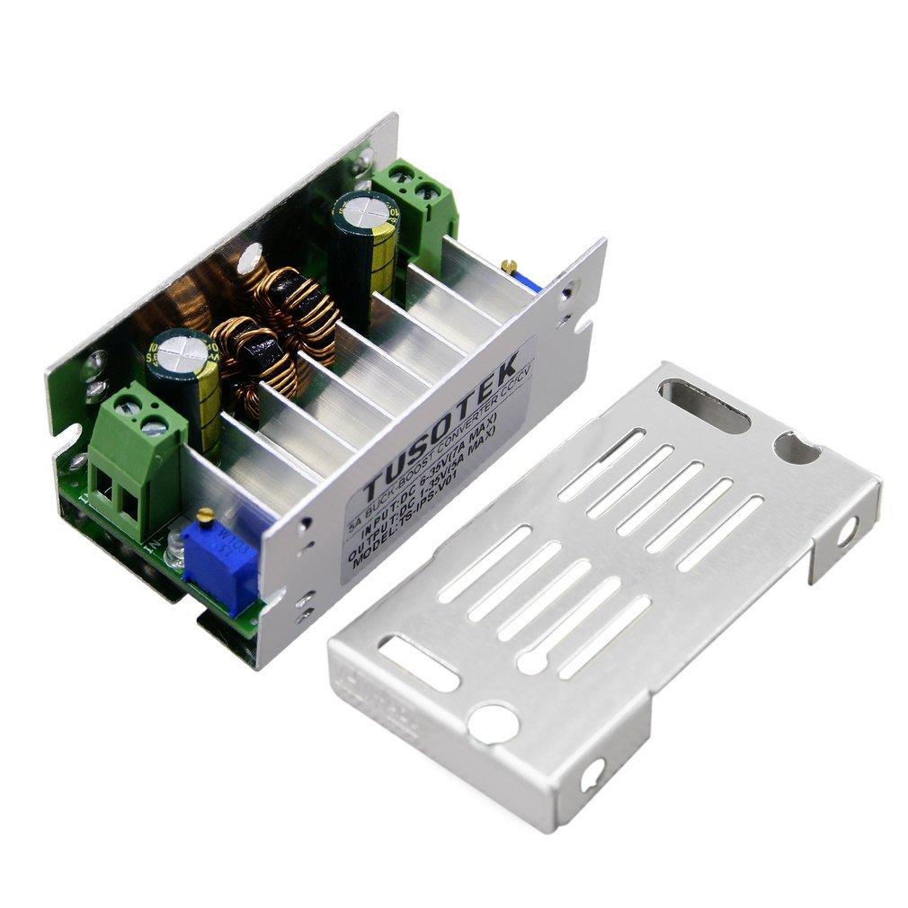 DC-DC Current Boost Buck Converter Power Voltage Regulator 6-35V to 1-35V 5A