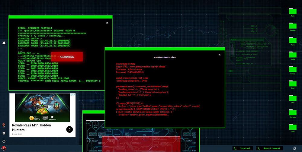 Hacker Simulator Tutorial - Tracermonitor und Acc Grab 