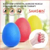 Hand Therapy Exercise Ball Transparent Oval Shape Egg Hand Grip Gel Ball (1-pc)