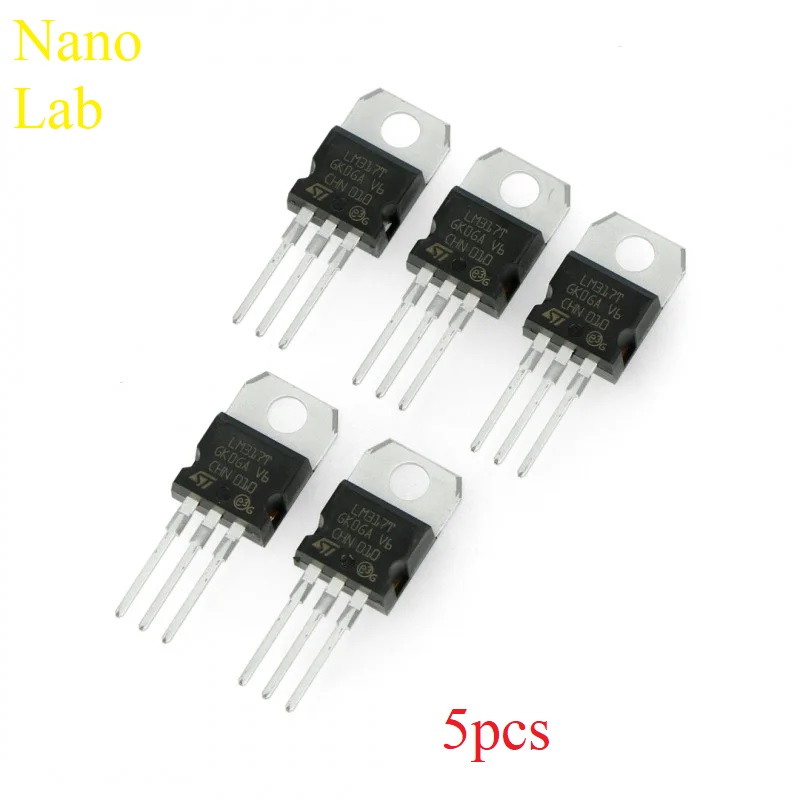 Lot De 5 Régulateurs De Tension LM317P TO-220FP - Neufs - Pour Projets électroniques
