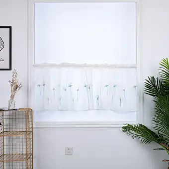 Pelmet Valance Net Curtains Voile Swag 1pcs Voile Curtain Swags