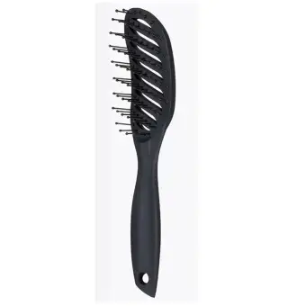 Anti Static Hair Brush Hairstyle Scalp Massager Curved Row Combs