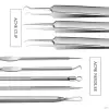 8Pcs Tool Set Acne Needle Set Stainless Steel Blackhead Comedo Pimple Extractor Blemish Remover Skin Care Tool Kit with Steel Box