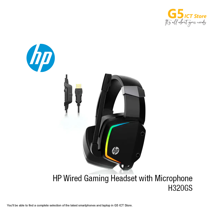 HP Wired Gaming Headset with Microphone H320GS