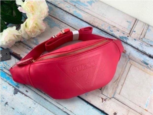 Guess gym embossed logo waist pack hot sale