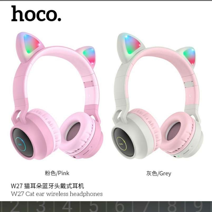 Hoco W27 Cat Ear Wireless Headphones