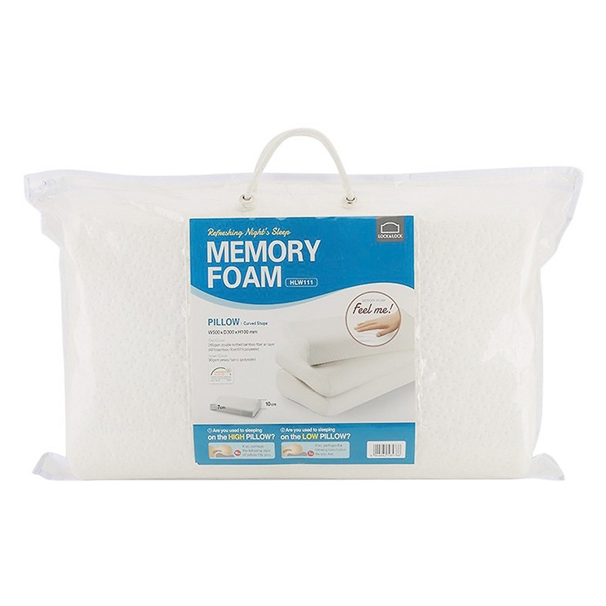 curved foam pillow