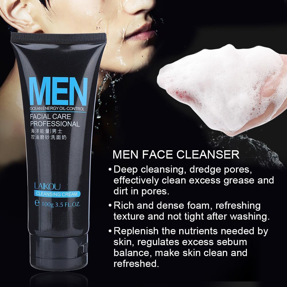men's deep cleansing facial wash