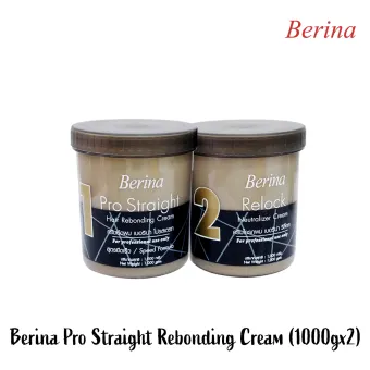 berina pro straight hair rebonding cream
