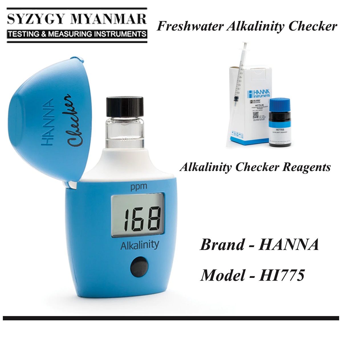 HANNA HI775 Freshwater Alkalinity Checker (0 500 ppm)