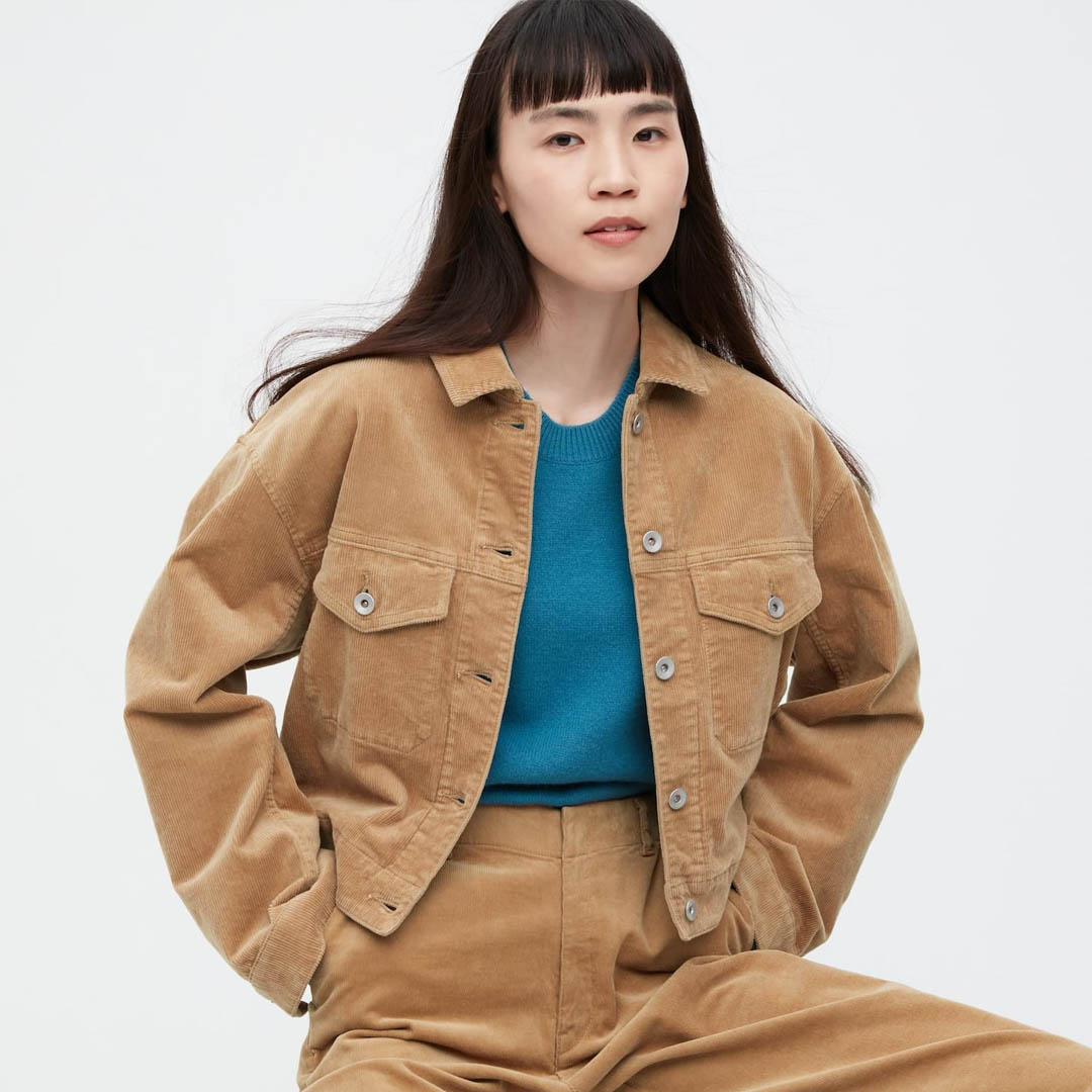 Uniqlo Singapore Preorder] Corduroy Cropped Jacket/Fashion